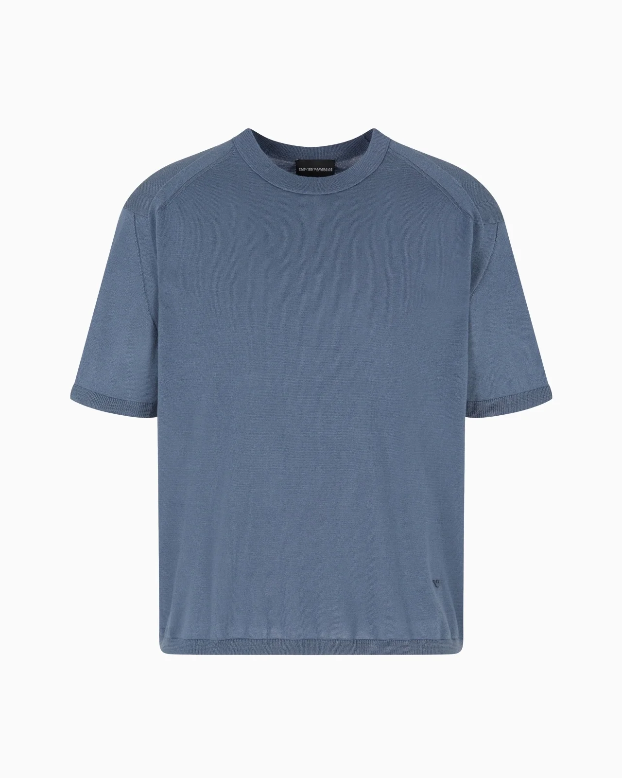 ASV PLAIN-KNIT JUMPER IN A LYOCELL AND WOOL BLEND - 1