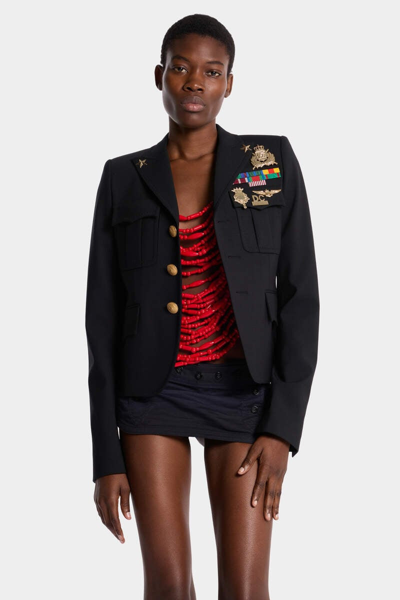 TROPICAL WOOL UNIFORM JACKET 3