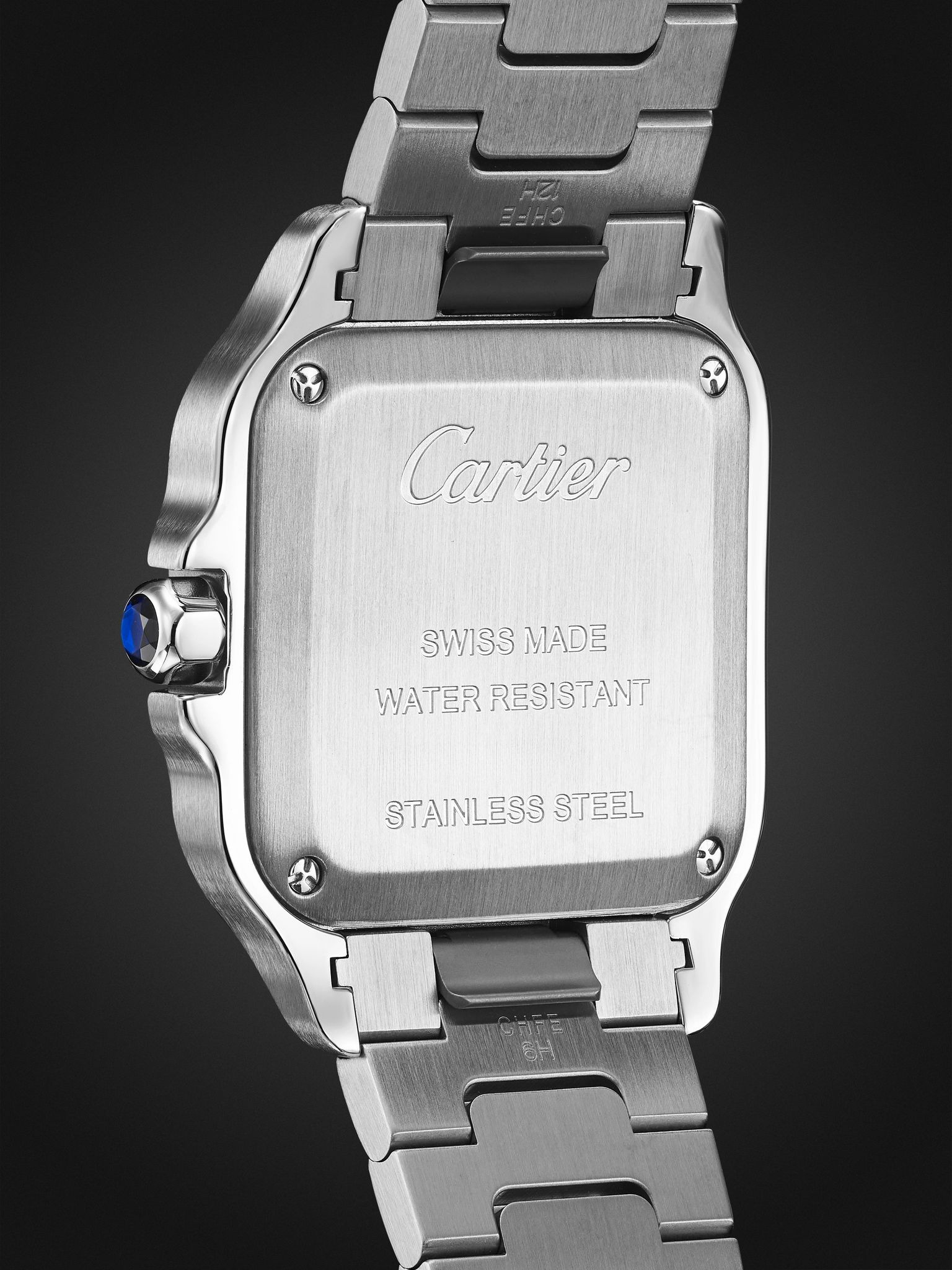Santos de Cartier Small 34.5mm Stainless Steel Interchangeable and Leather Watch, Ref. No. CRWSSA008 - 4
