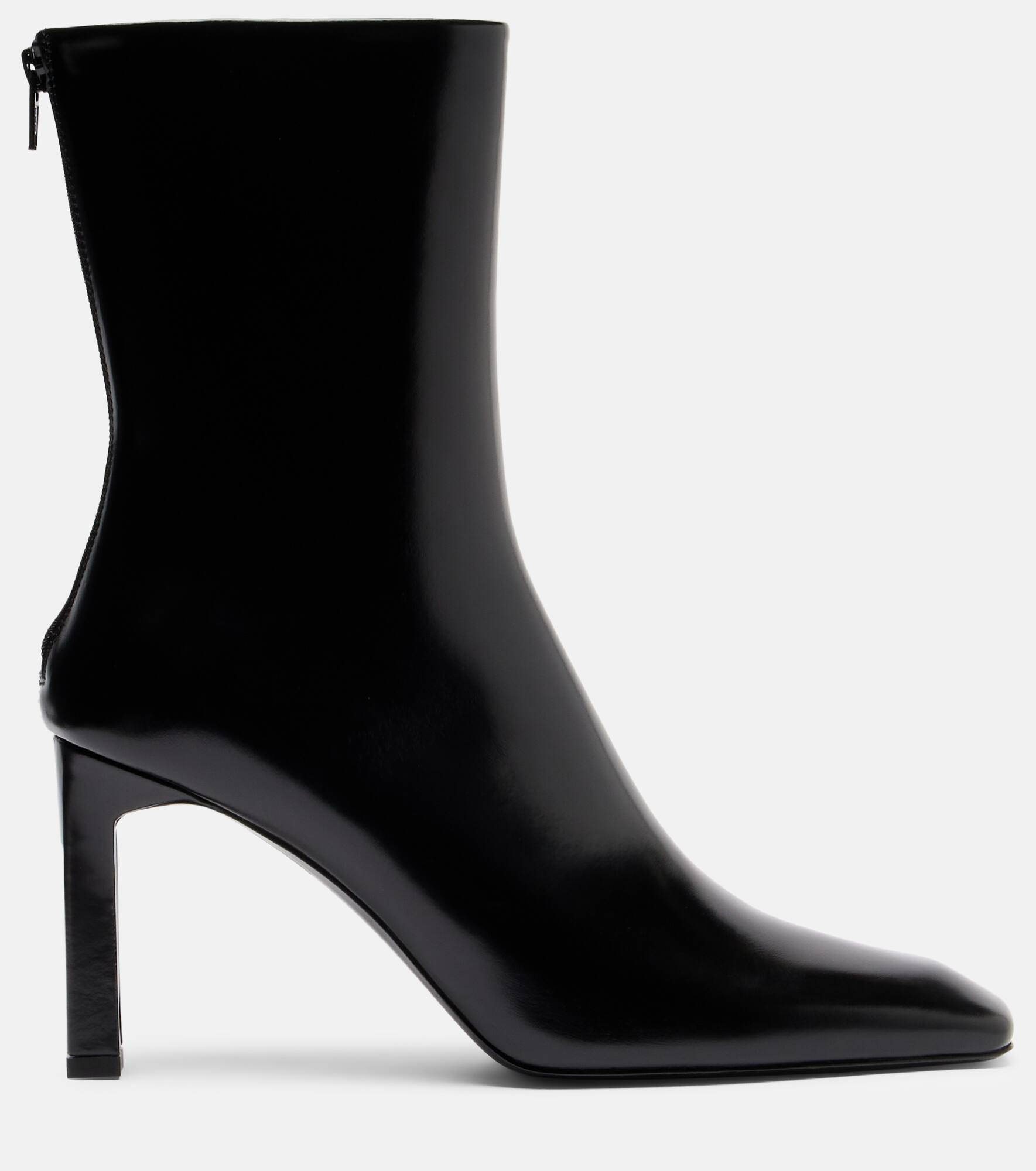 Patent leather ankle boots - 4