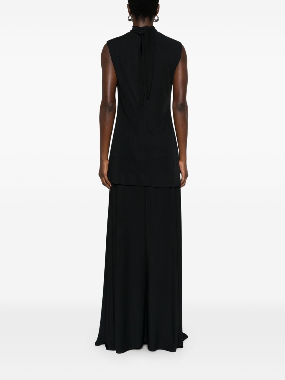 layered midi dress - 4