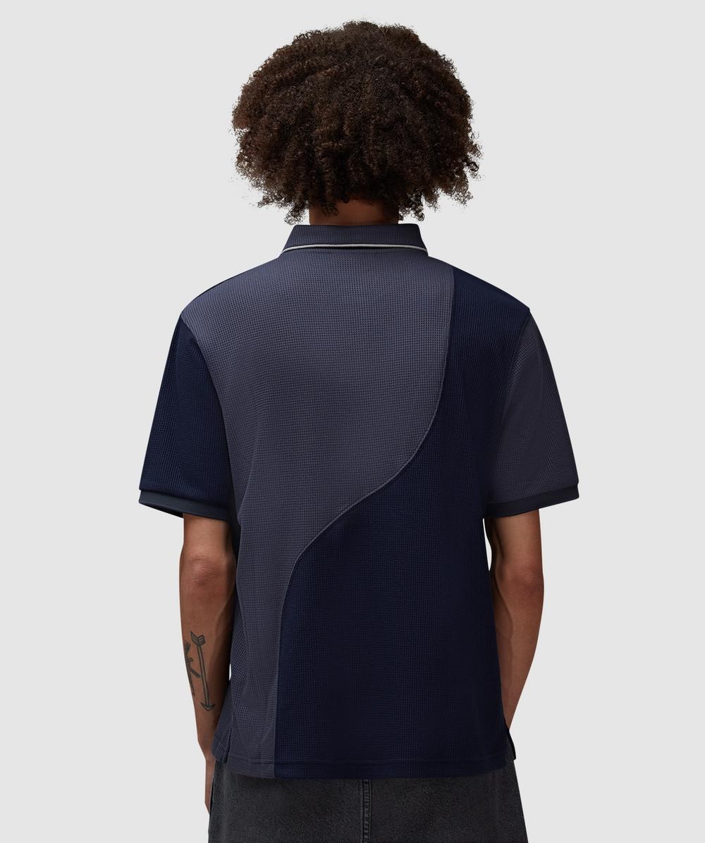 Waffle polo t-shirt - 3