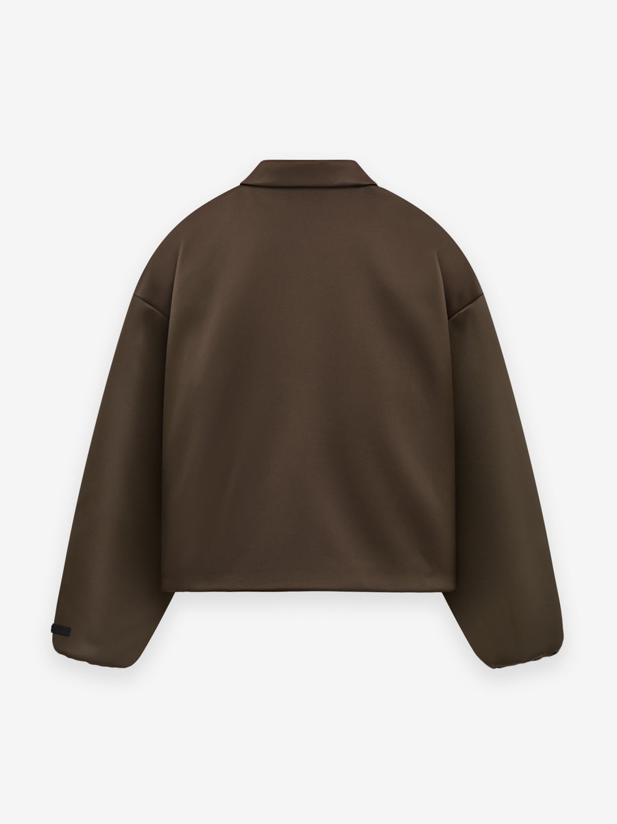 Women's Satin Nylon Bomber Jacket - 3