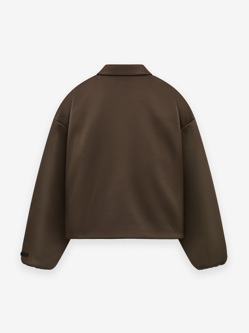 ESSENTIALS Women's Satin Nylon Bomber Jacket outlook
