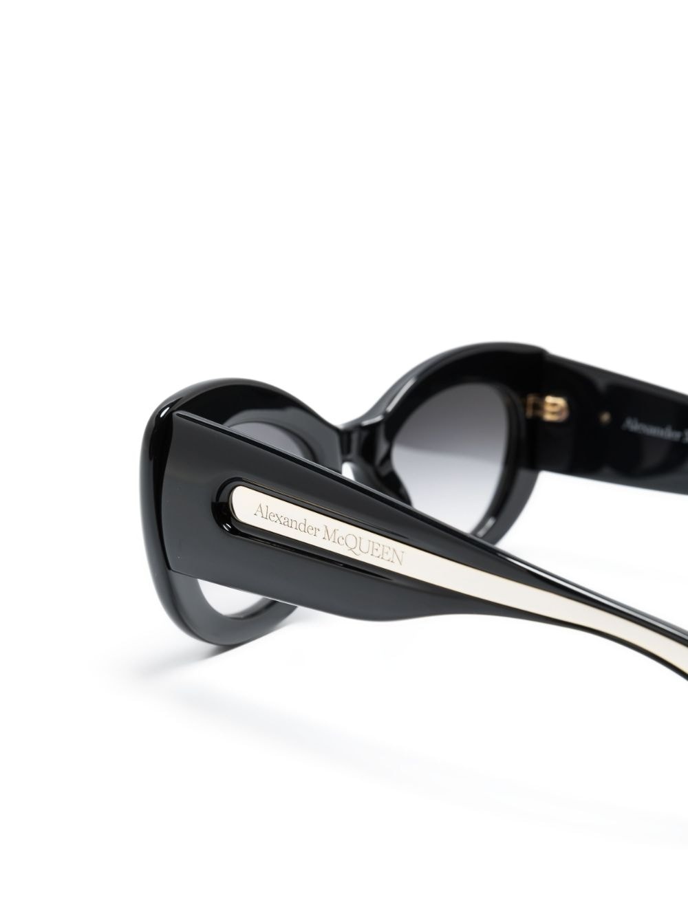 engraved-logo round-frame sunglasses - 3