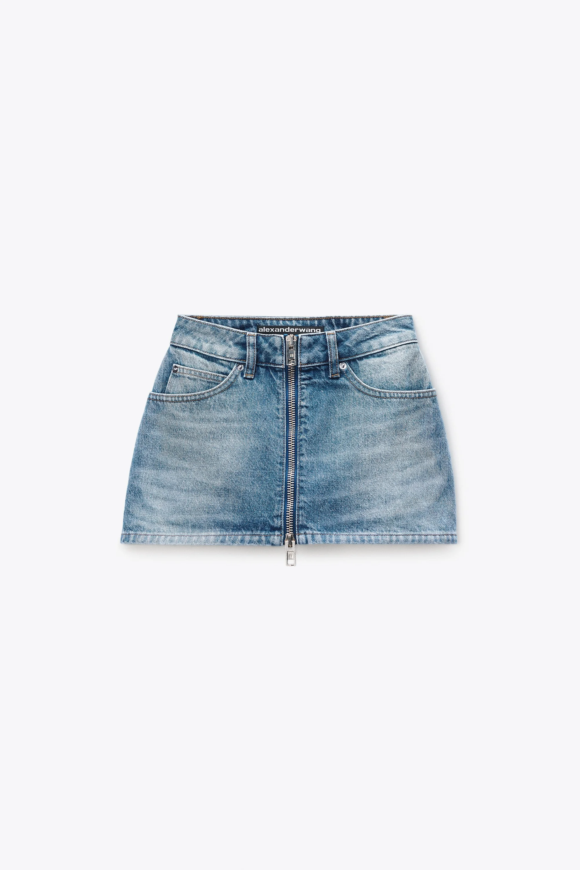 ZIP FRONT MINI SKORT - 1