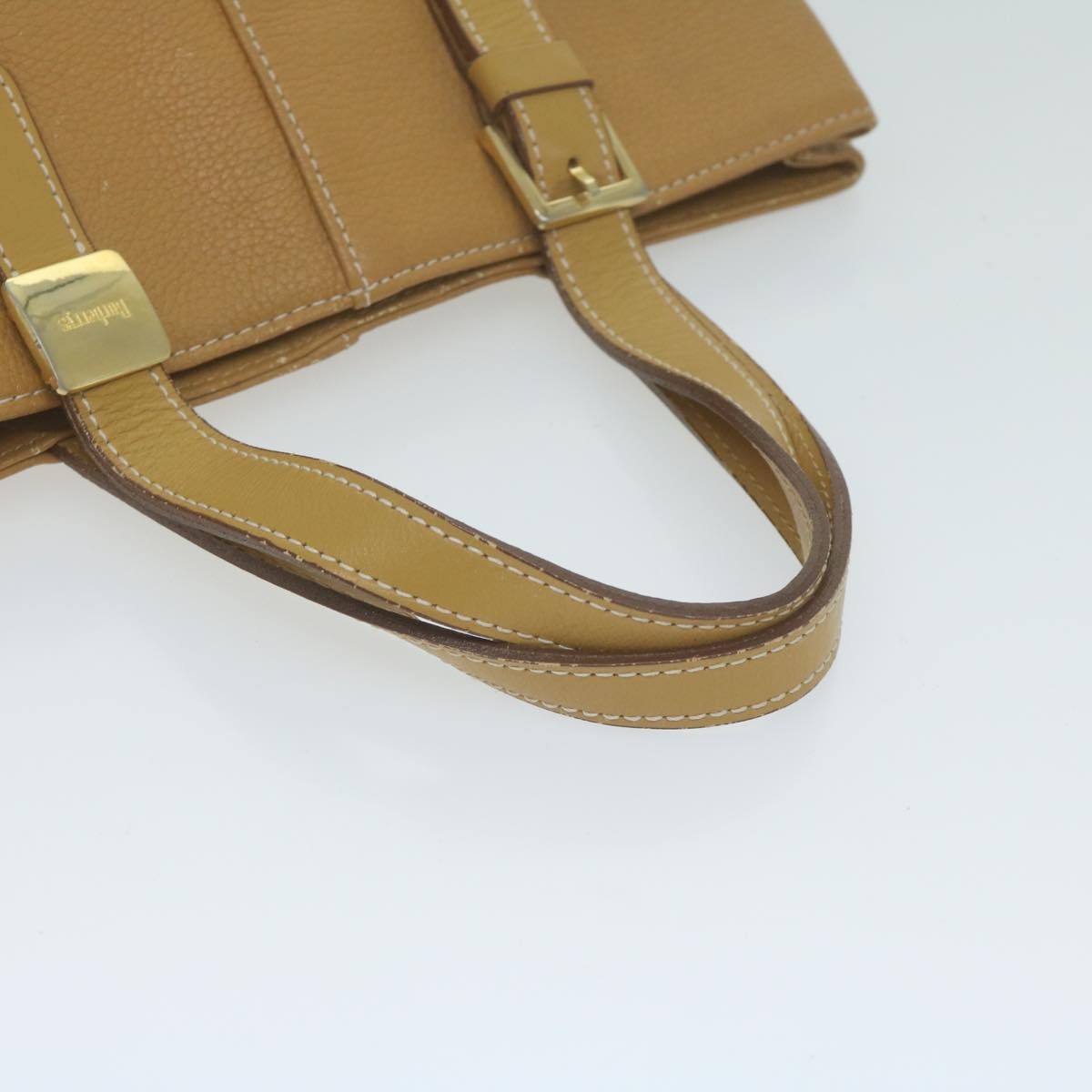 Burberry Tote Bag Leather Beige - 7