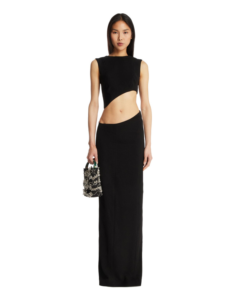 MÔNOT Black Cut-Out Dress outlook