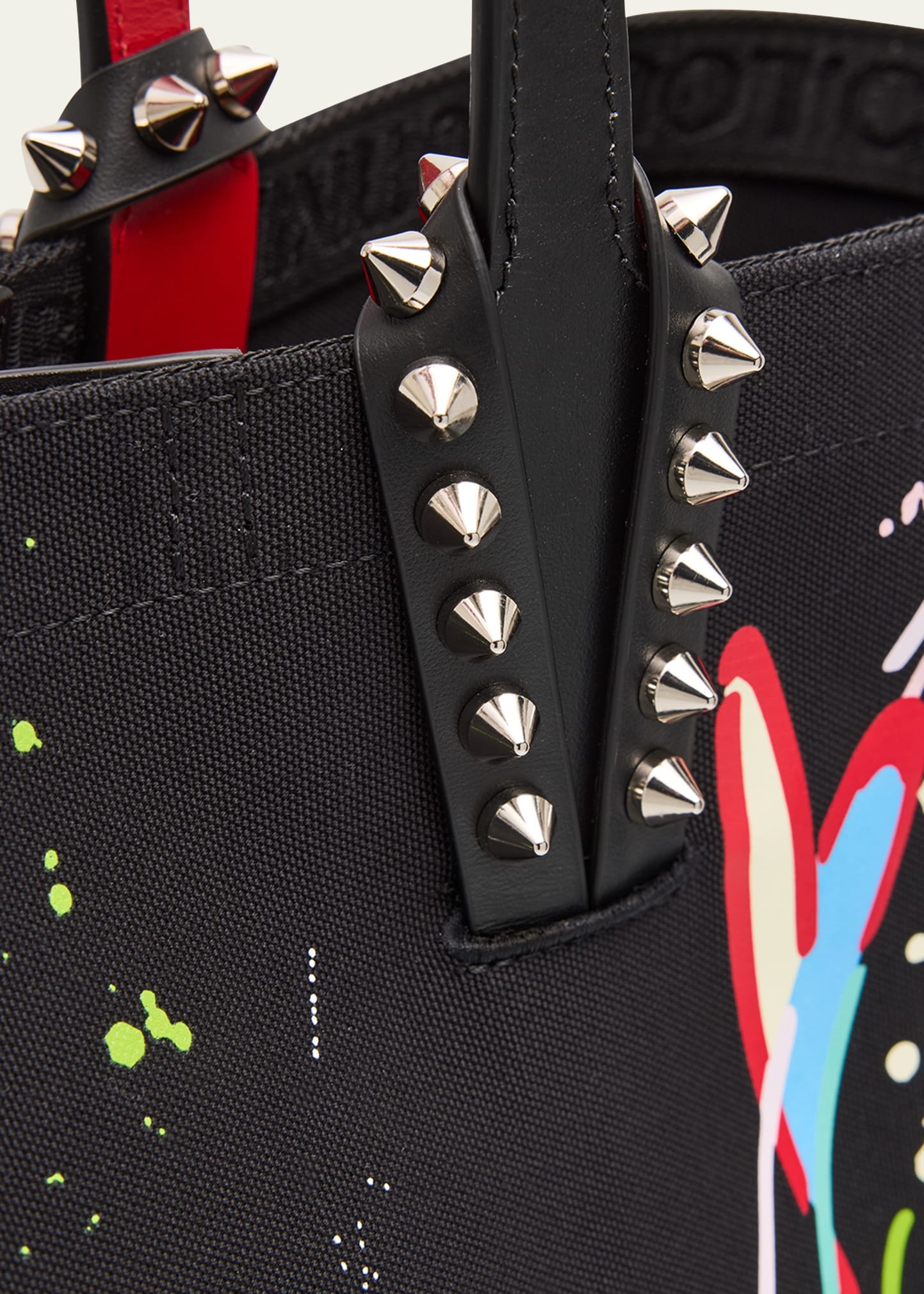 Cabata Small Beach Splash Logo Tote Bag - 5