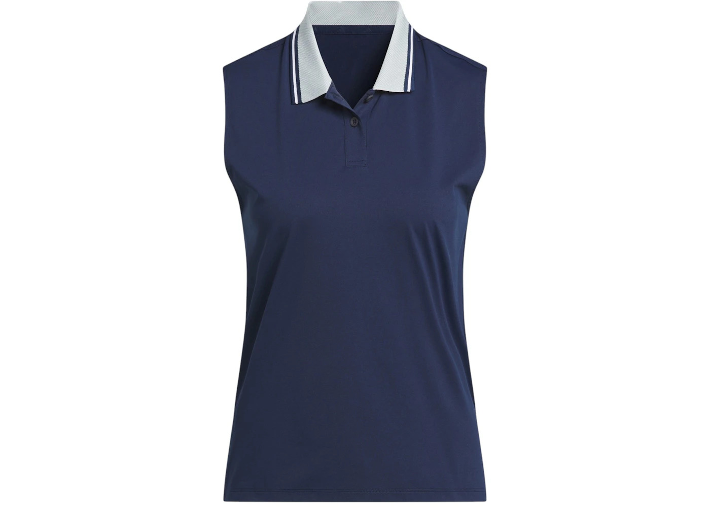 adidas Women's Beyond Twistknit Polo Shirt Collegiate Navy - 1