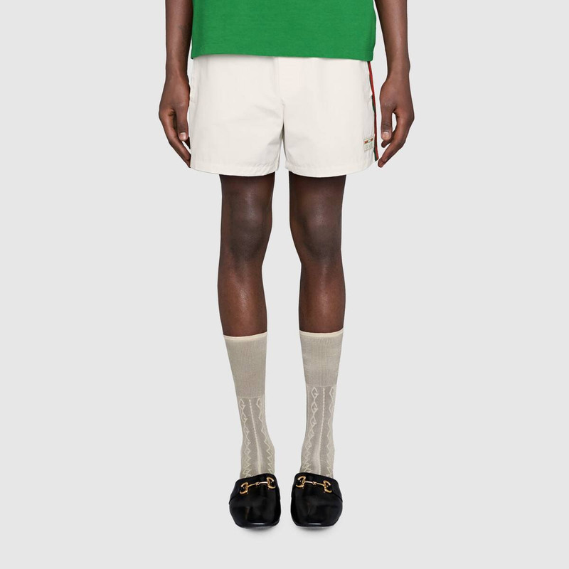 Waterproof nylon swim shorts with Web 3