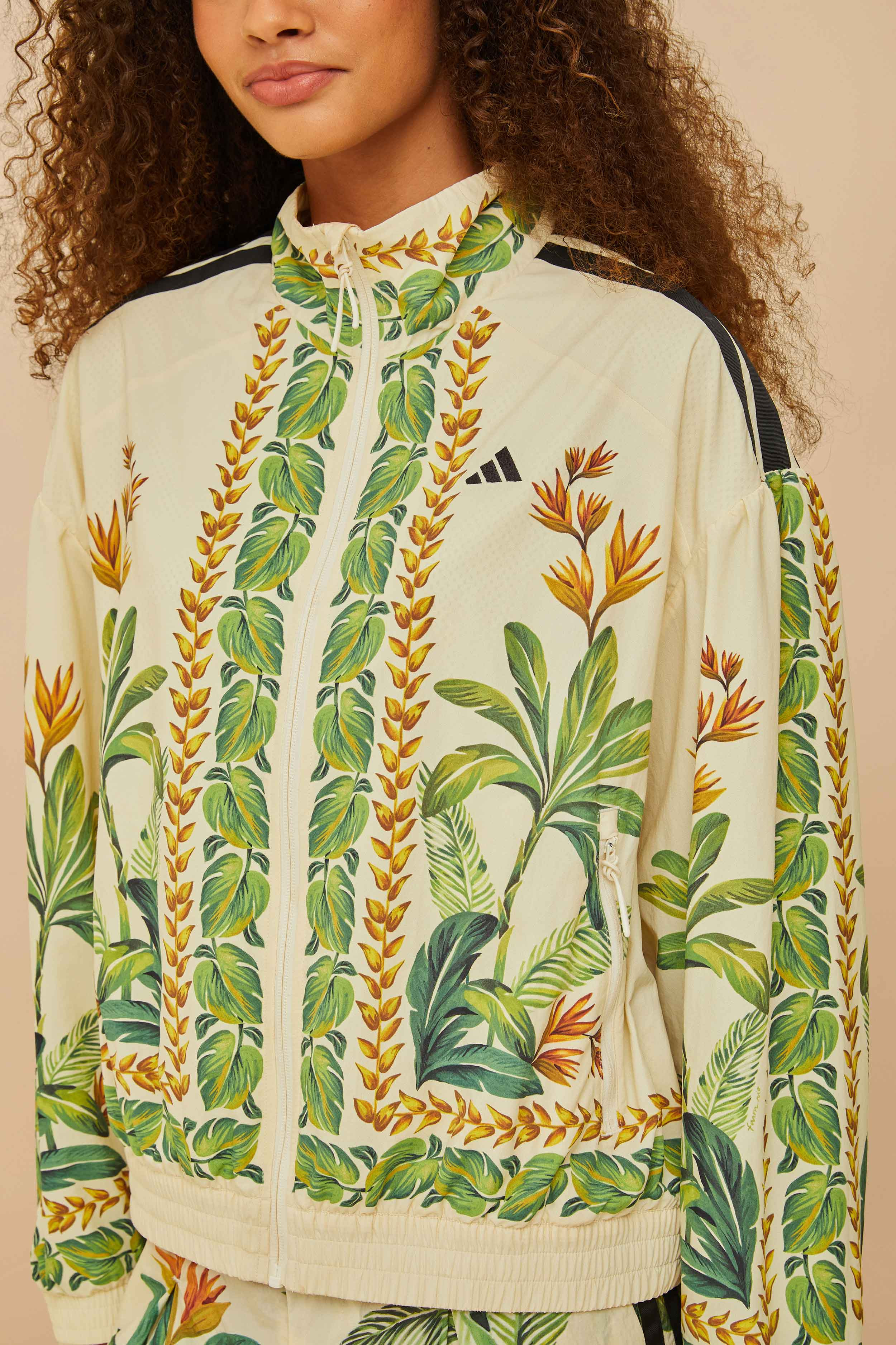 Adidas Tropical Breeze Cream White Jacket - 3