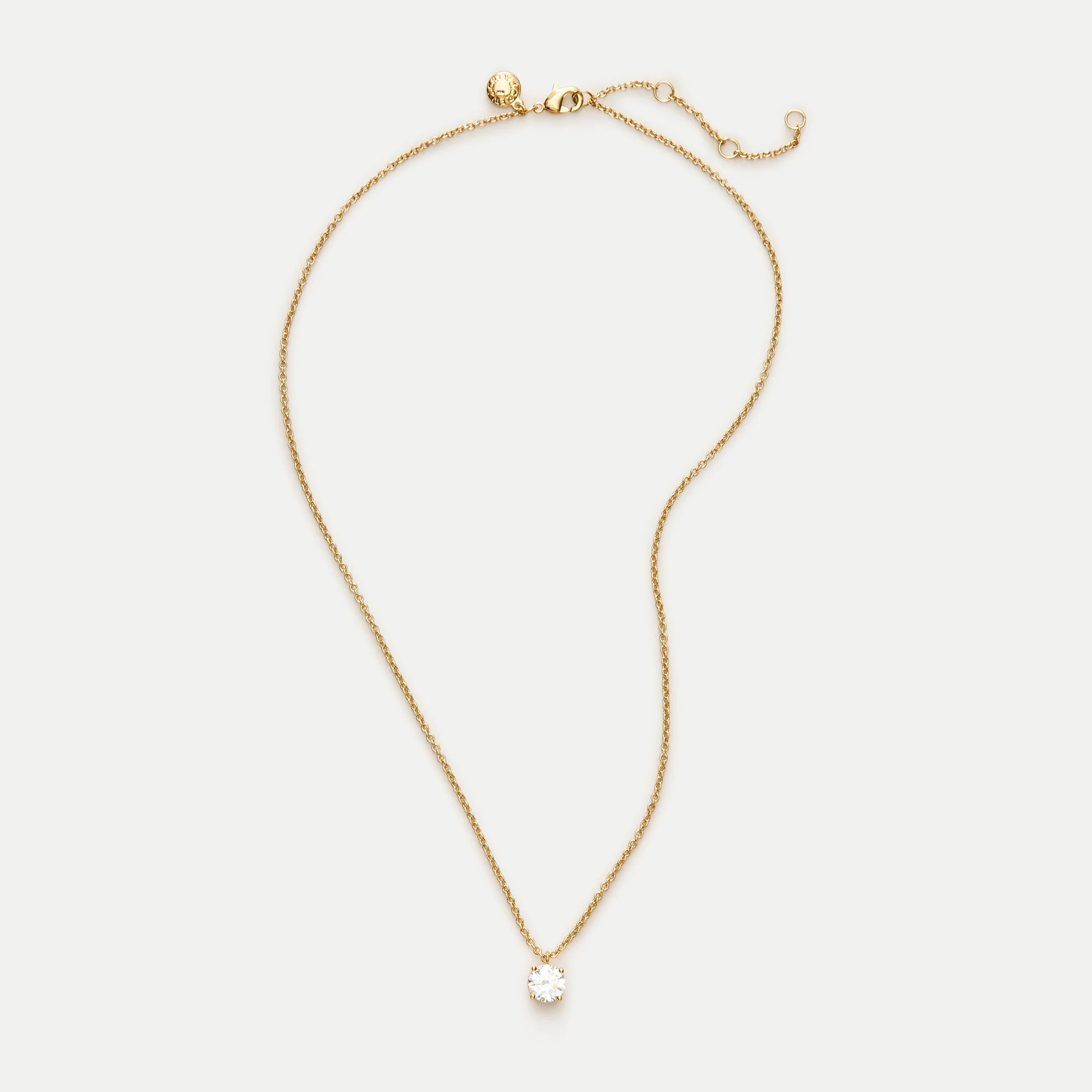 Cubic zirconia pendant necklace - 1