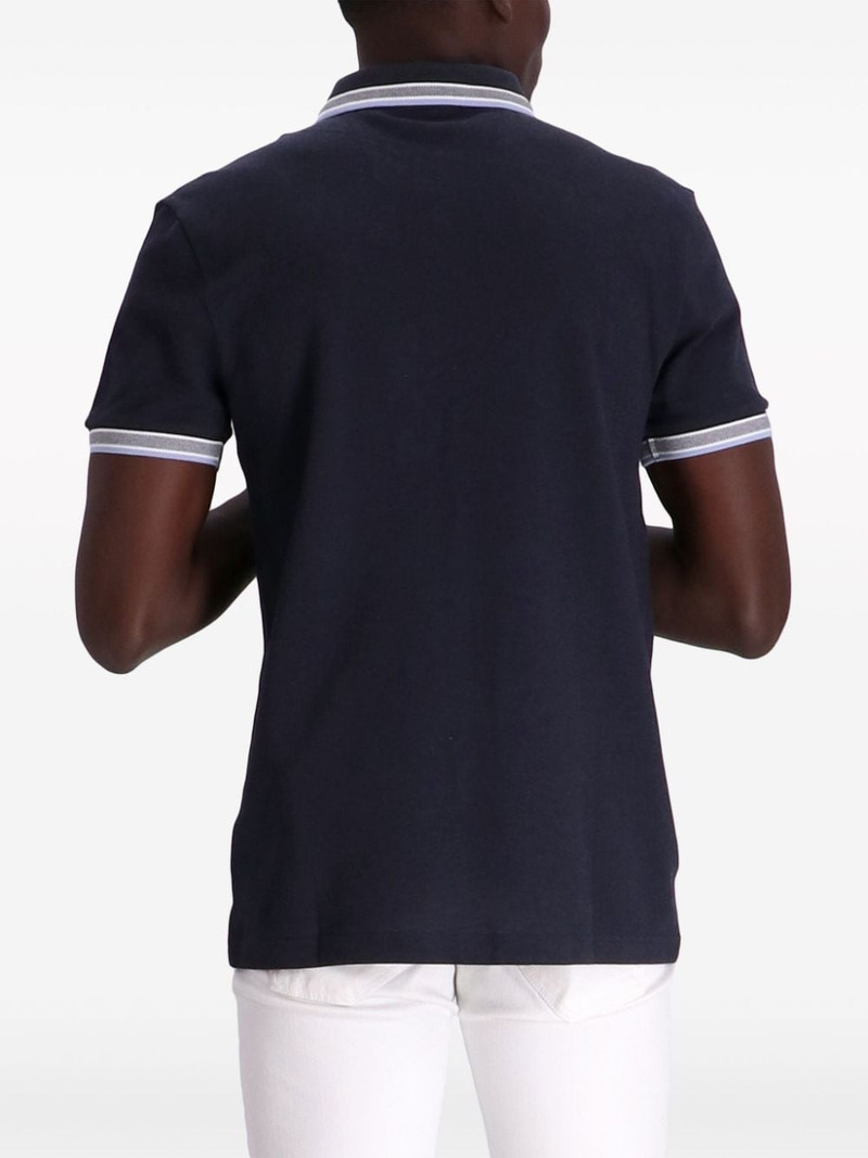 logo-embroidered cotton-blend polo shirt 3