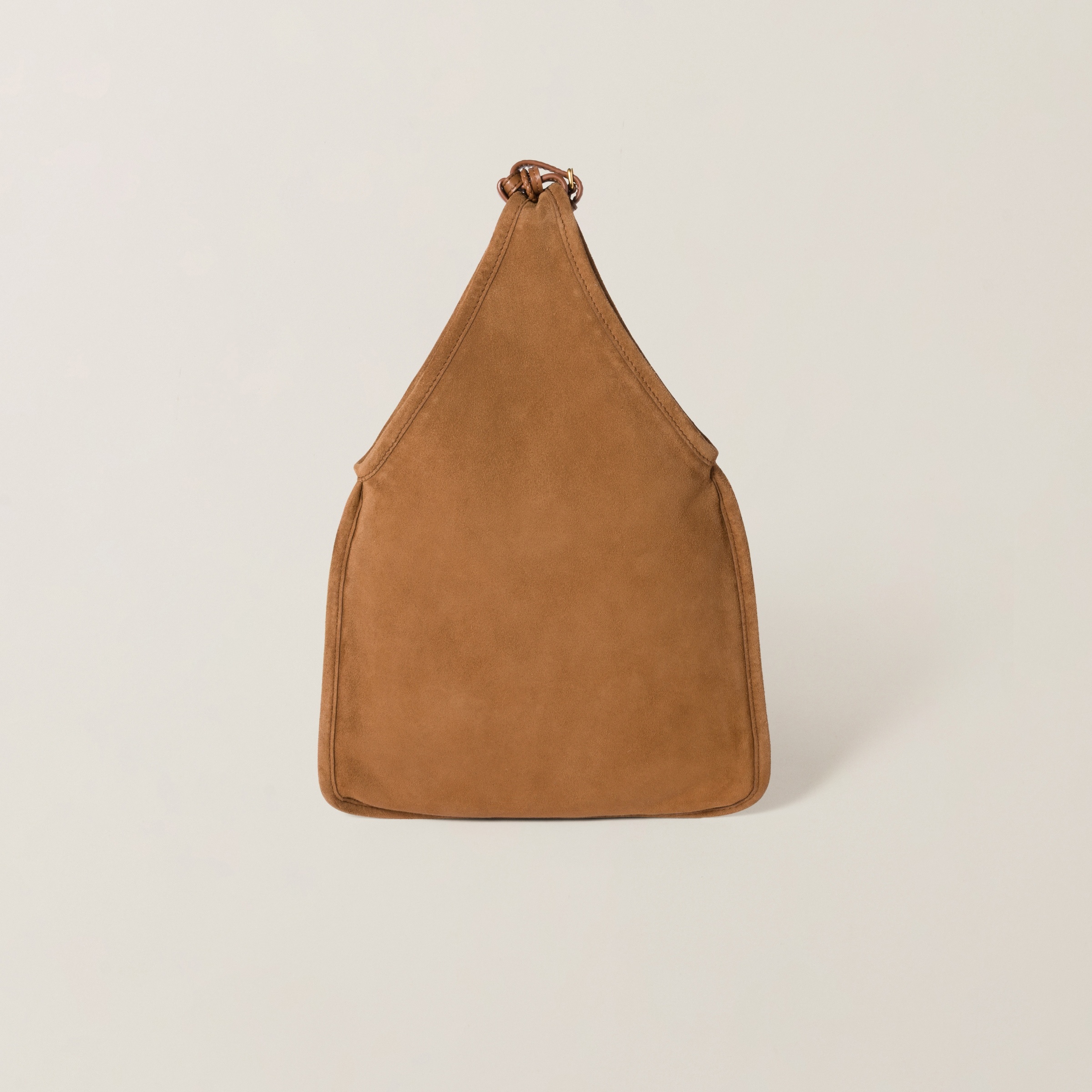 Suede handbag with tassels - 3