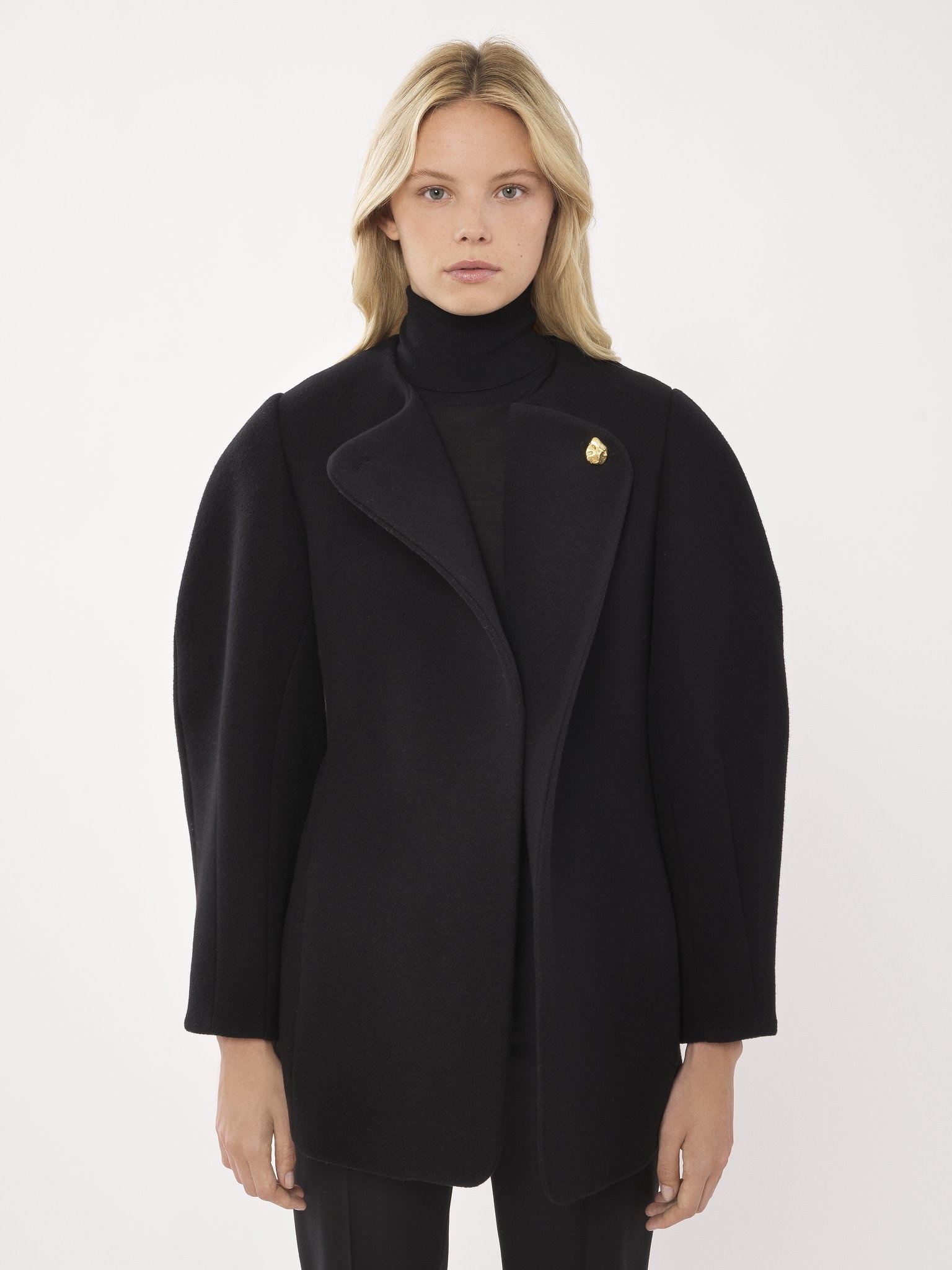 SHORT WRAP COAT - 3