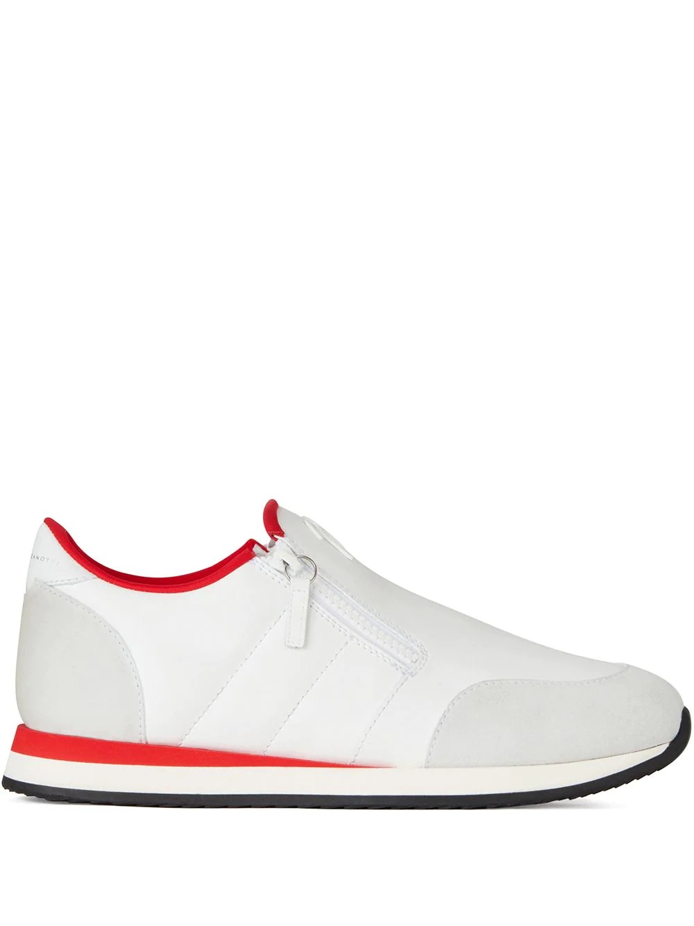 contrasting lining sneakers - 1