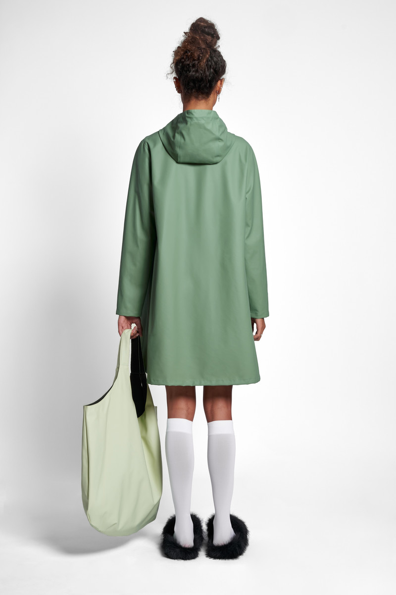 Mosebacke Lightweight Raincoat Loden Green 4