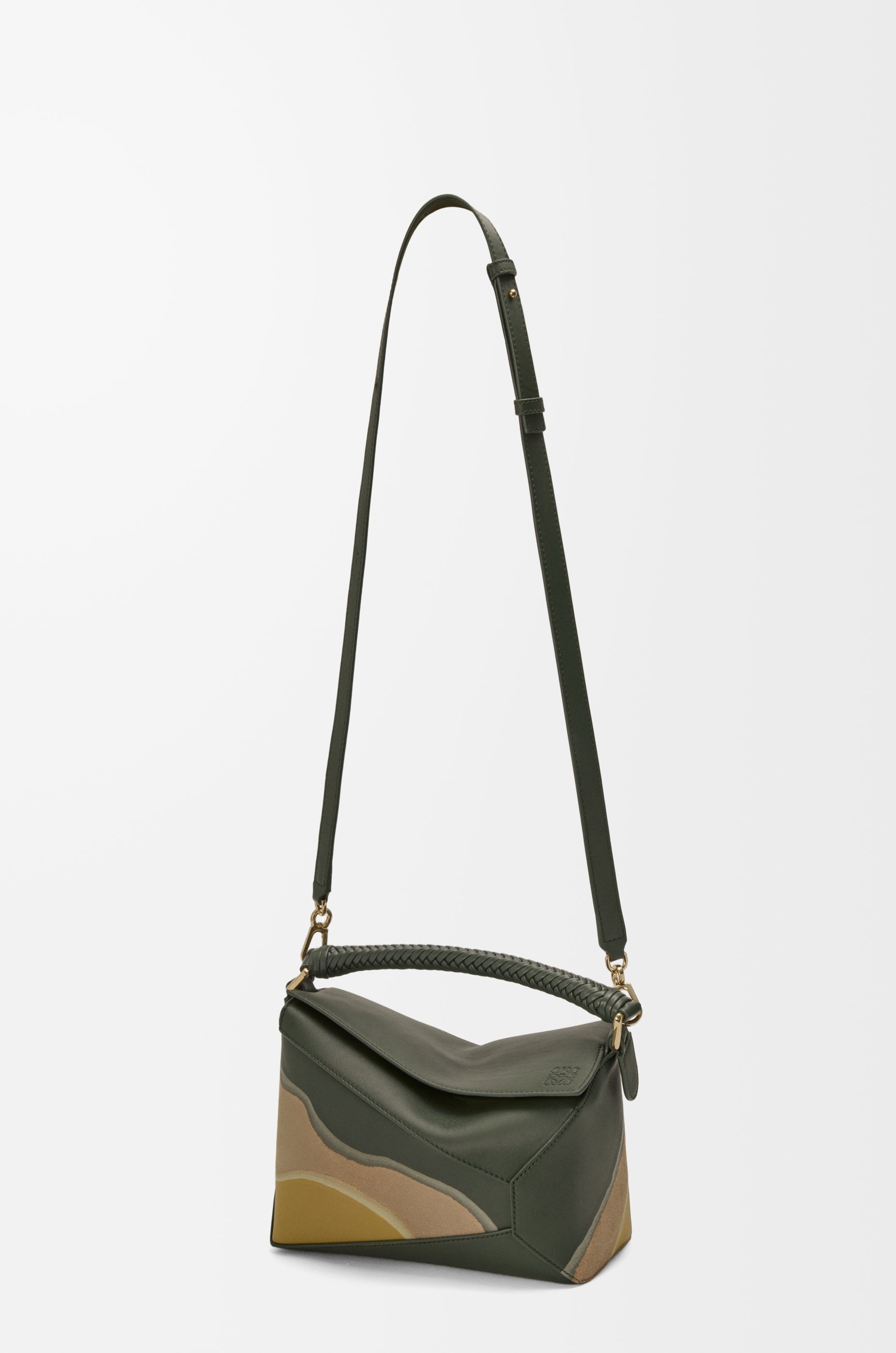 Small Puzzle Edge bag in nappa calfskin - 8