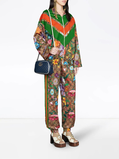 GUCCI Flora GG Supreme pattern track pants outlook