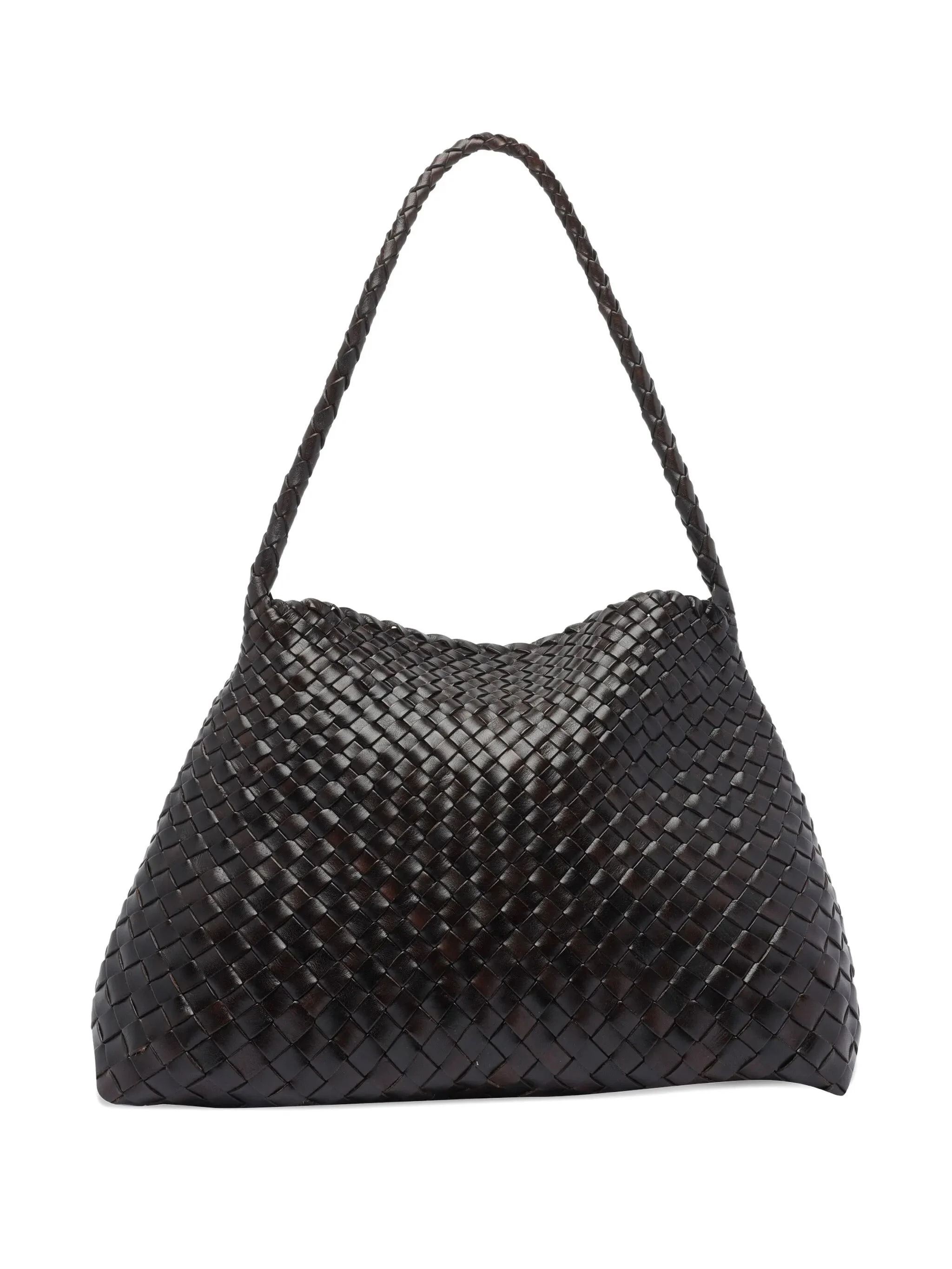 Dragon Diffusion Woven Leather Shoulder Bag - 1