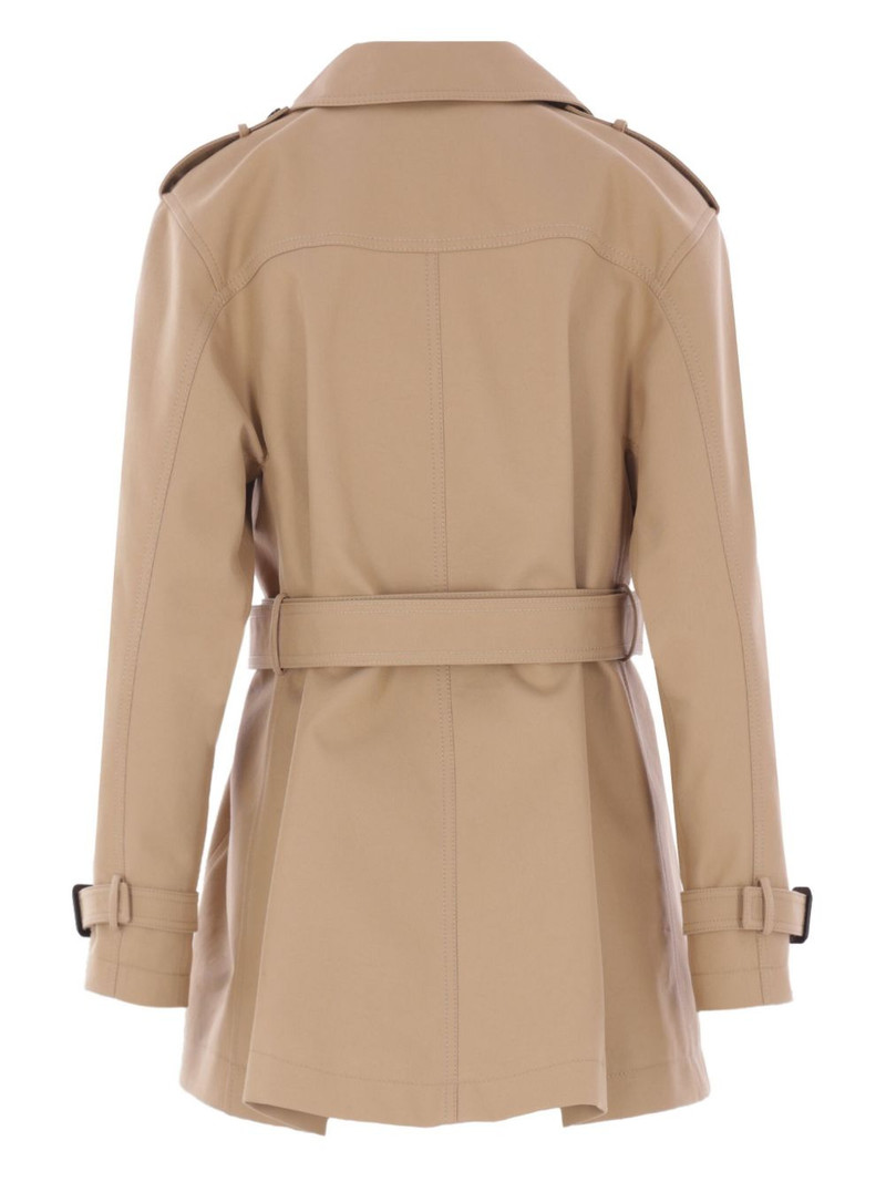 GUCCI double-breasted belted trench coat outlook