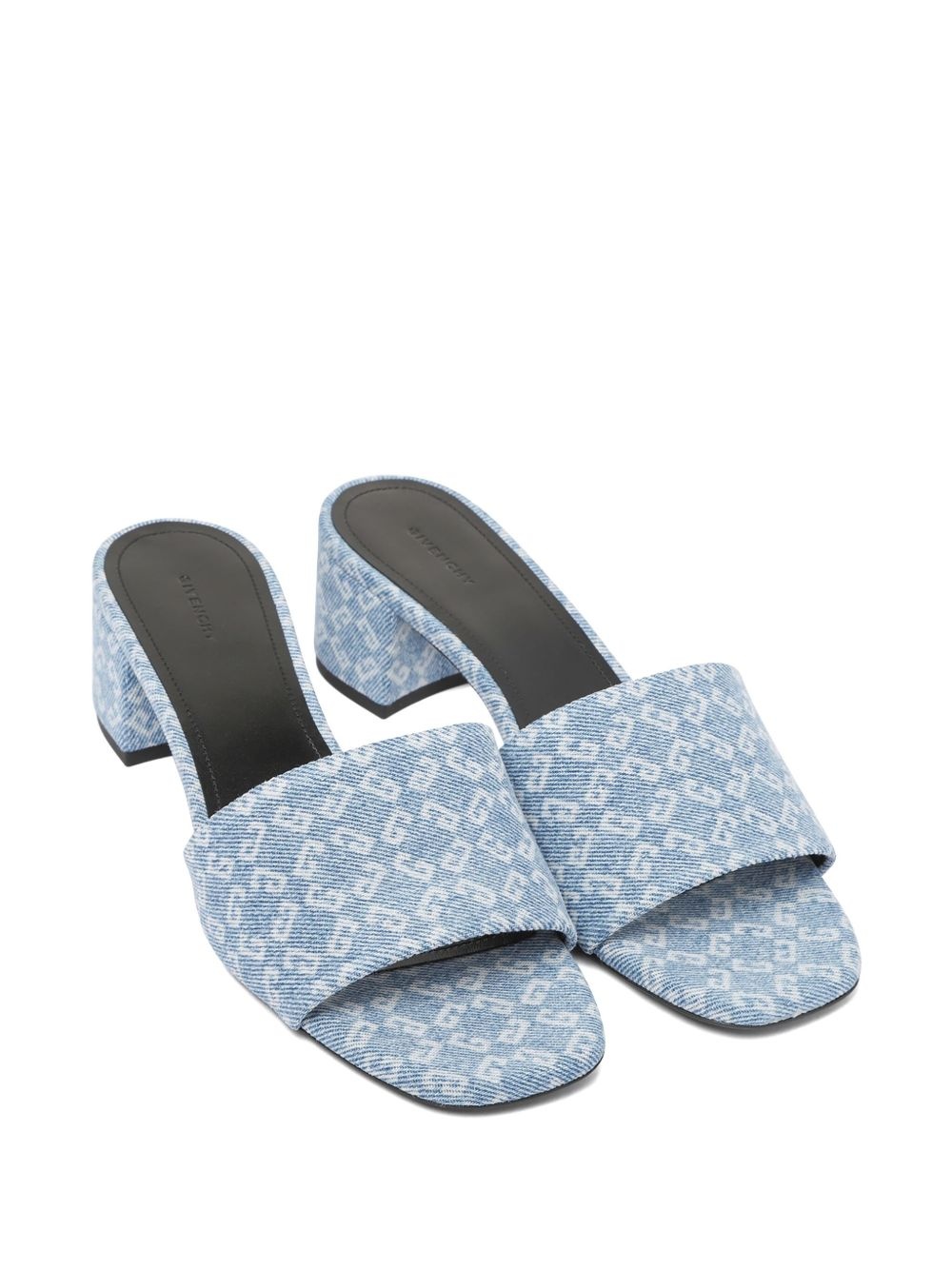 55mm 4G denim mules - 2