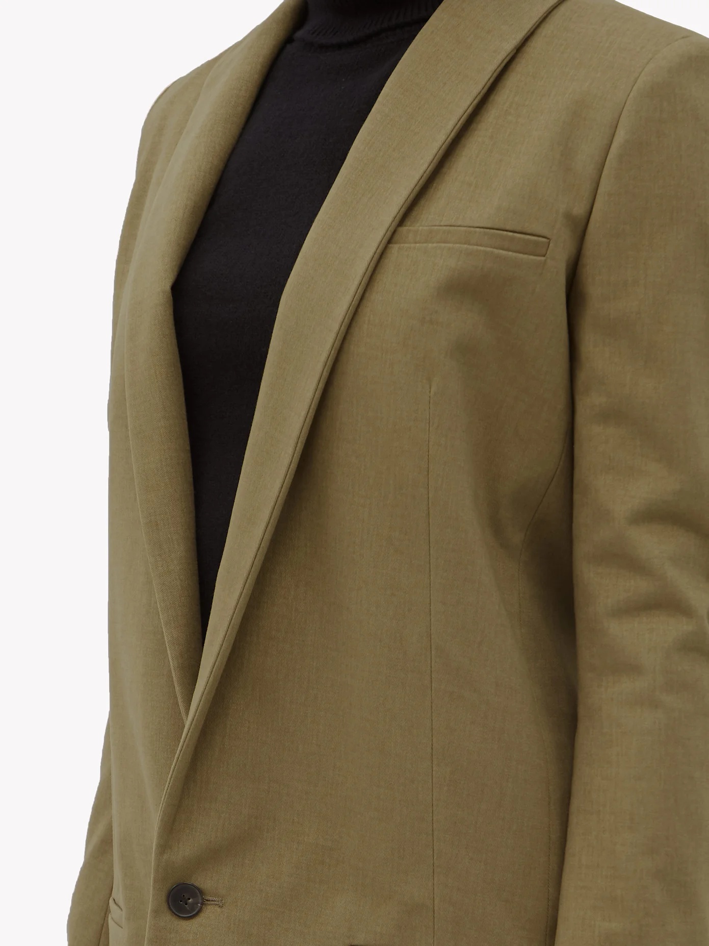 Beaumont single-breasted cotton-twill blazer - 3