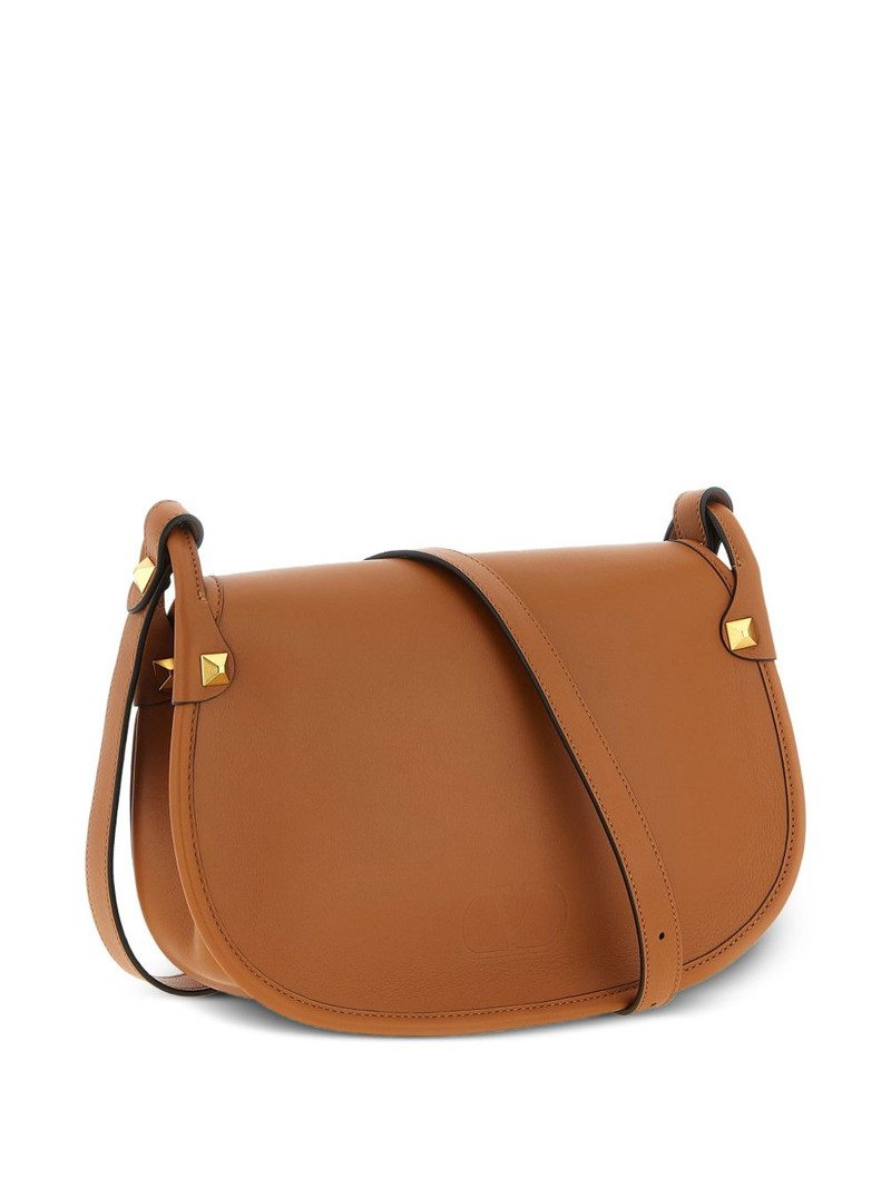 Valentino medium Flaneuse stud-appliqué leather cross-body bag outlook