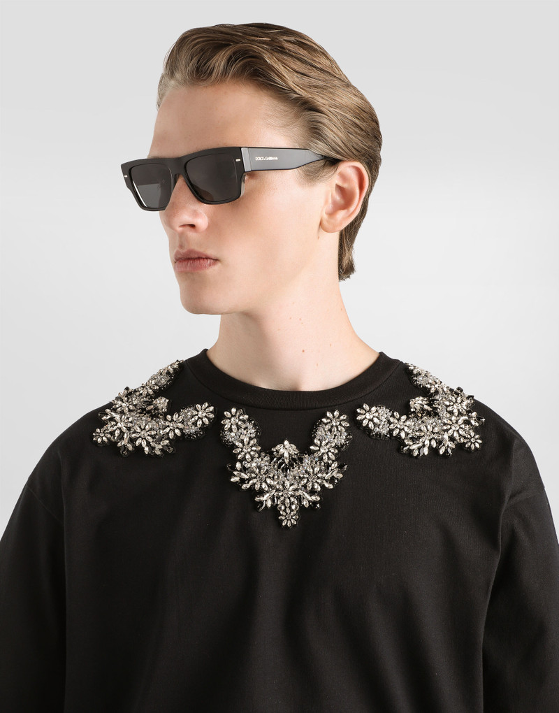 Jersey t-shirt with embroidery 4