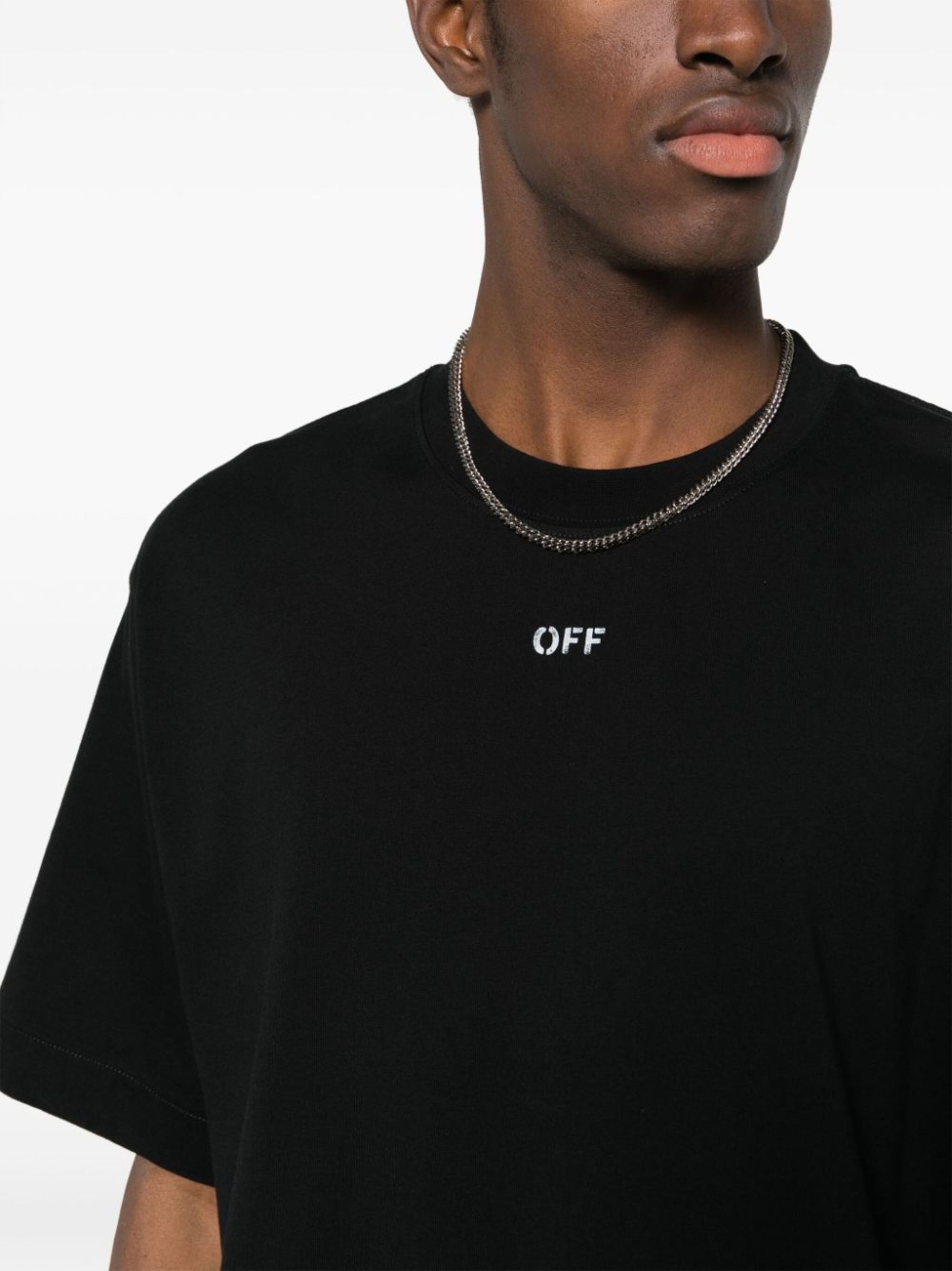 Off Stamp cotton T-shirt - 5