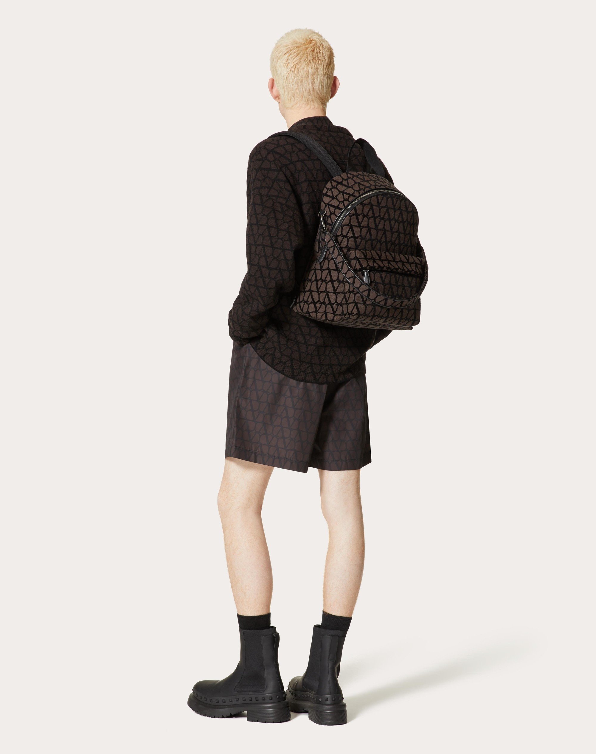TOILE ICONOGRAPHE BACKPACK WITH LEATHER DETAILING - 2