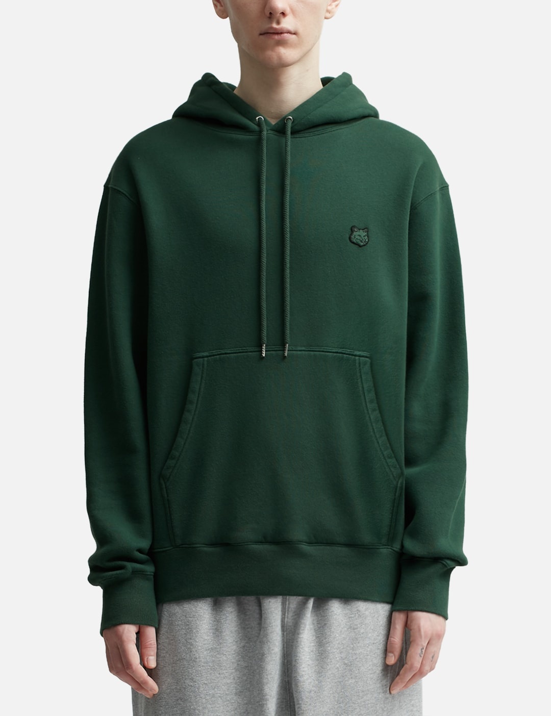 Maison Kitsuné BOLD FOX HEAD PATCH COMFORT HOODIE | REVERSIBLE