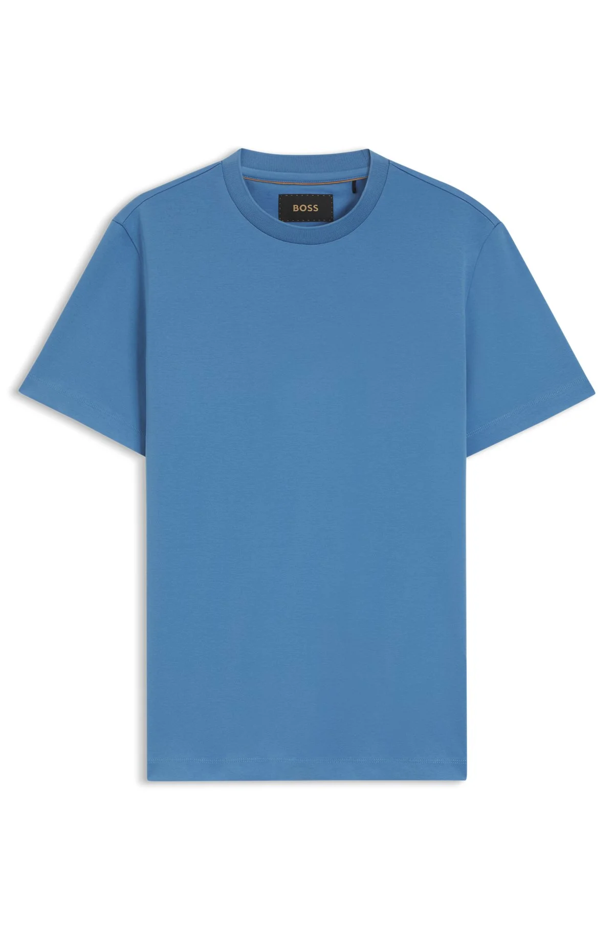 REGULAR-FIT T-SHIRT IN MERCERIZED COTTON - 1
