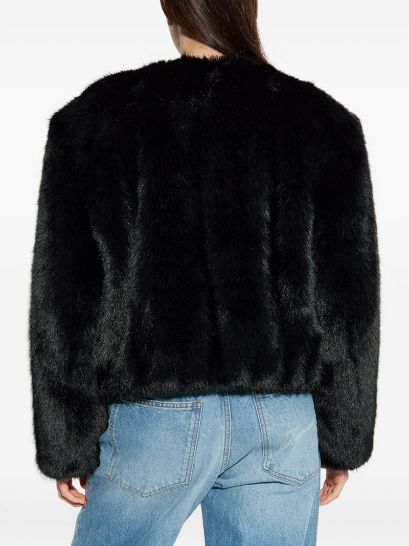 zip-up faux fur jacket 4