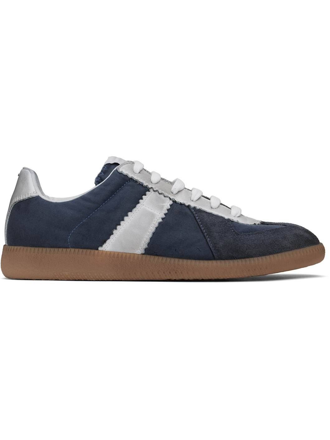 Navy & Gray Replica Sneakers - 1