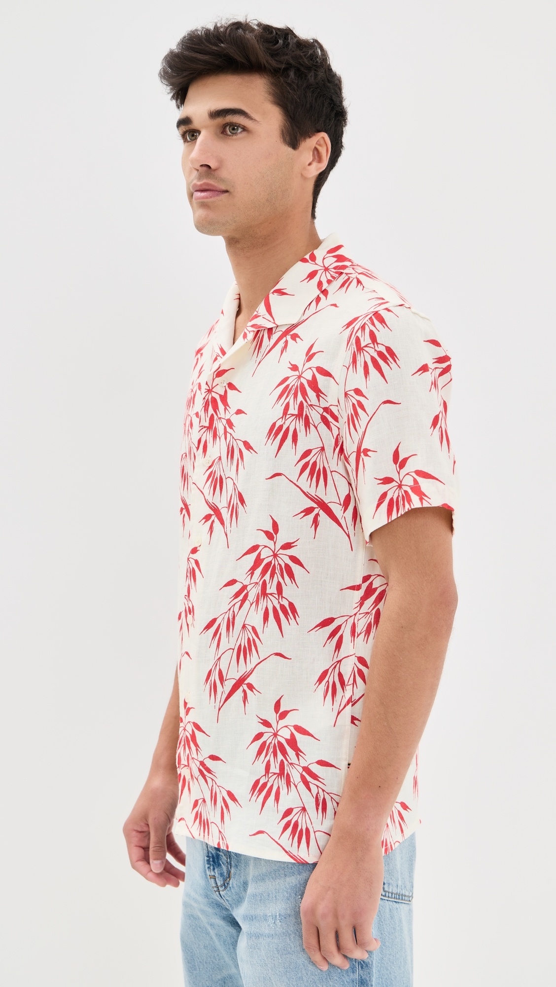 Hibbert Red Bamboo Shirt - 3