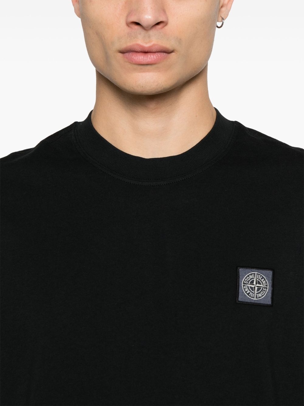 Compass-motif T-shirt - 4