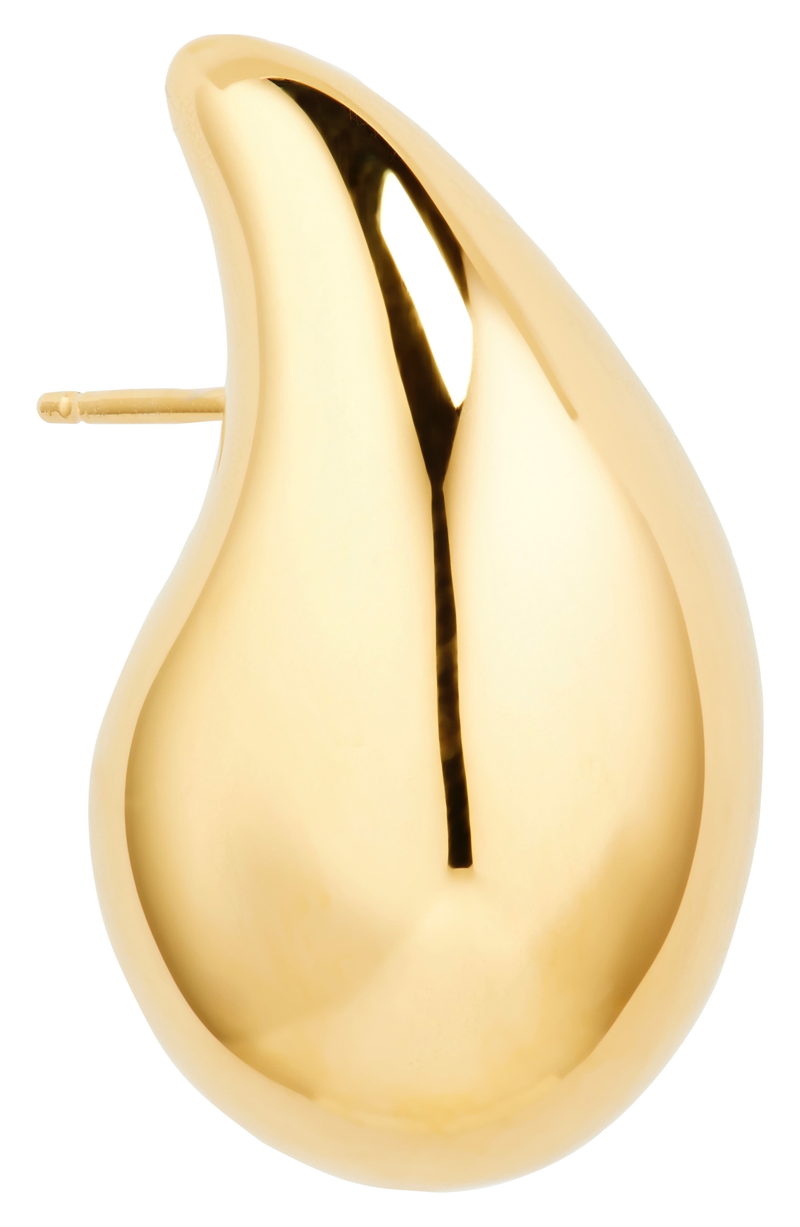 Bottega Veneta Small Drop Earrings in 8120 Yellow Gold at Nordstrom - 5