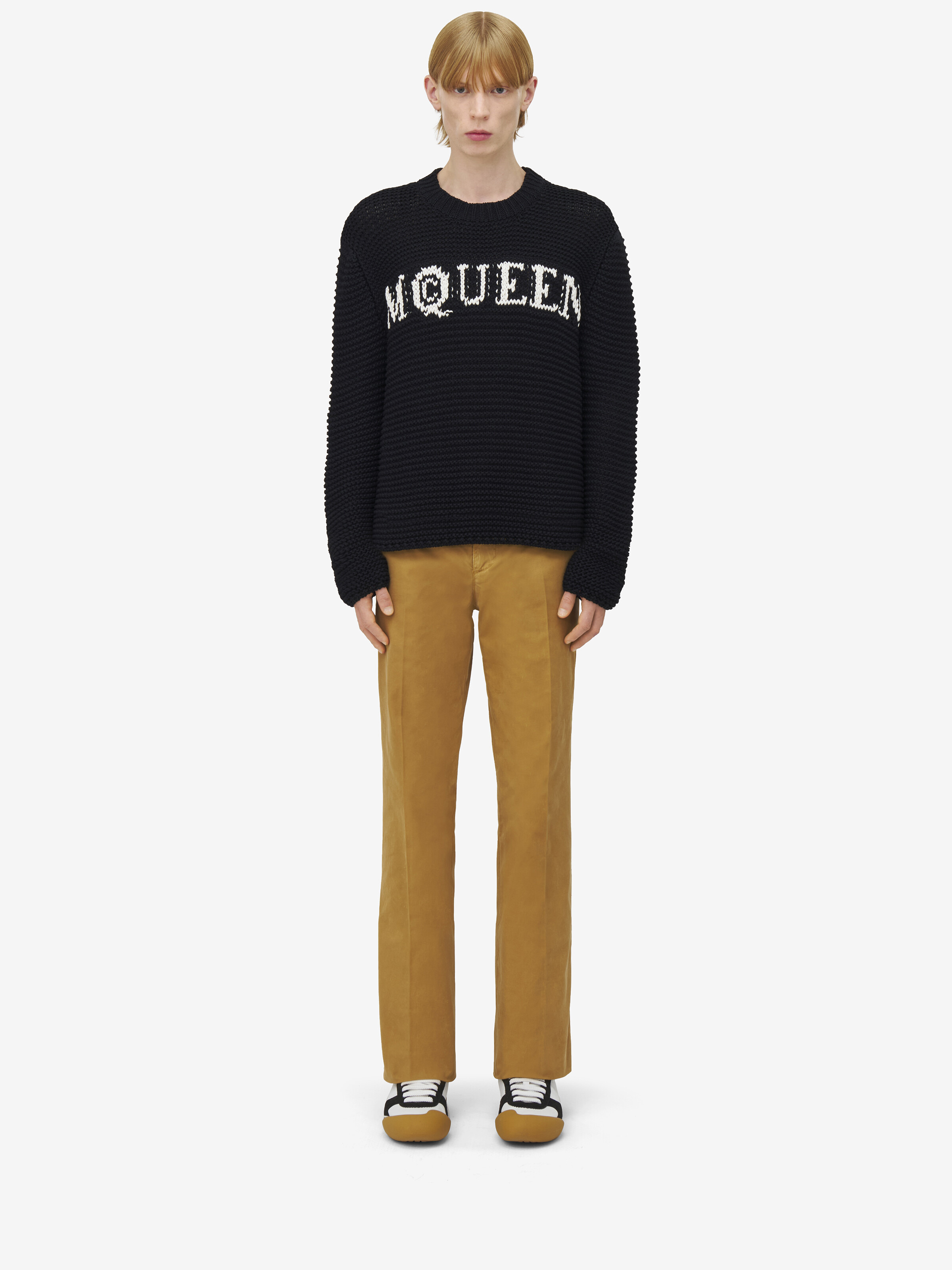 McQueen Logo Textured Jumper - 2