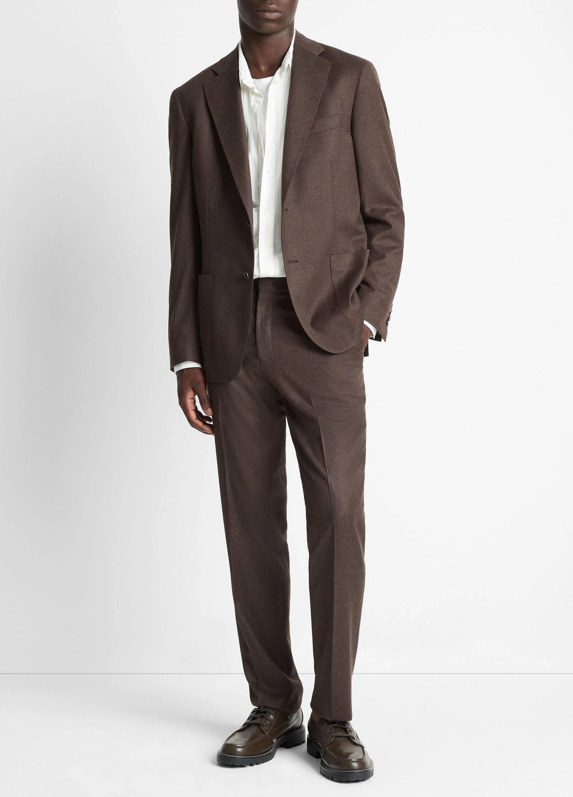 Wool-Silk Classic Pant - 1