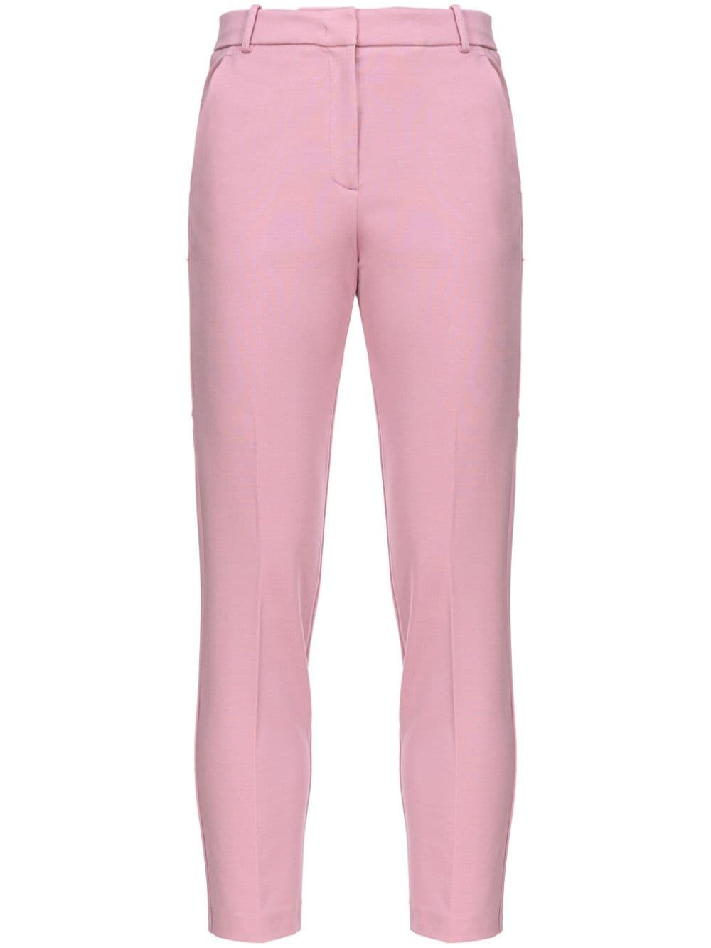 presses-crease tapered-leg trousers - 1