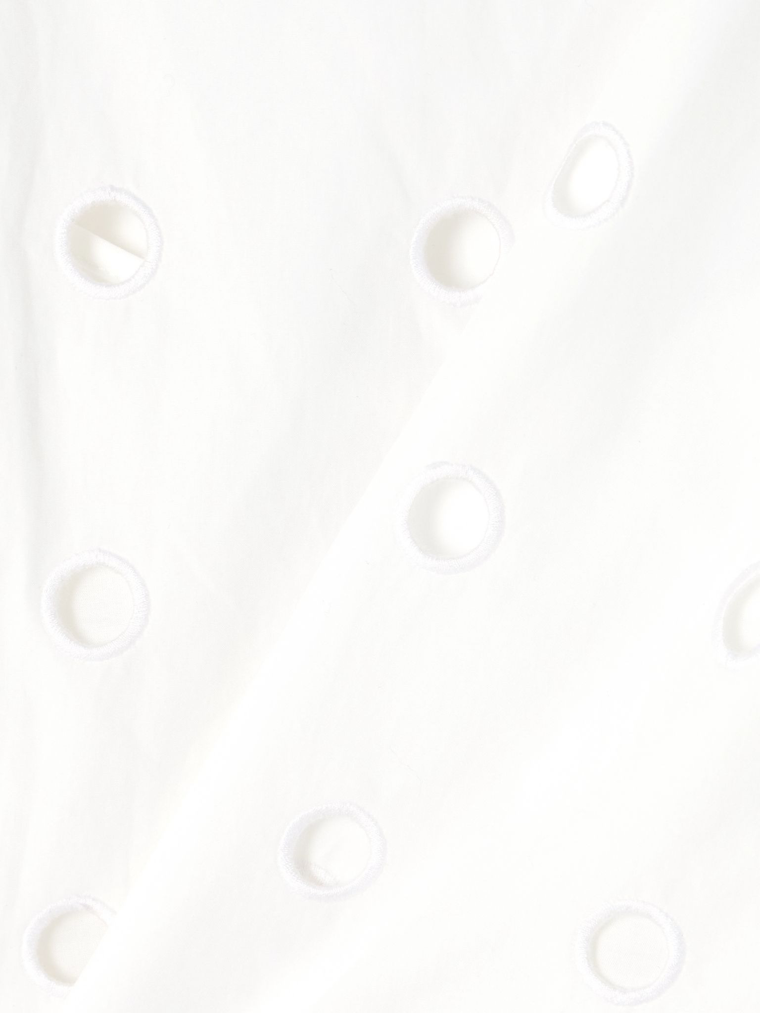 Peggy broderie anglaise cotton-poplin tank White - 4