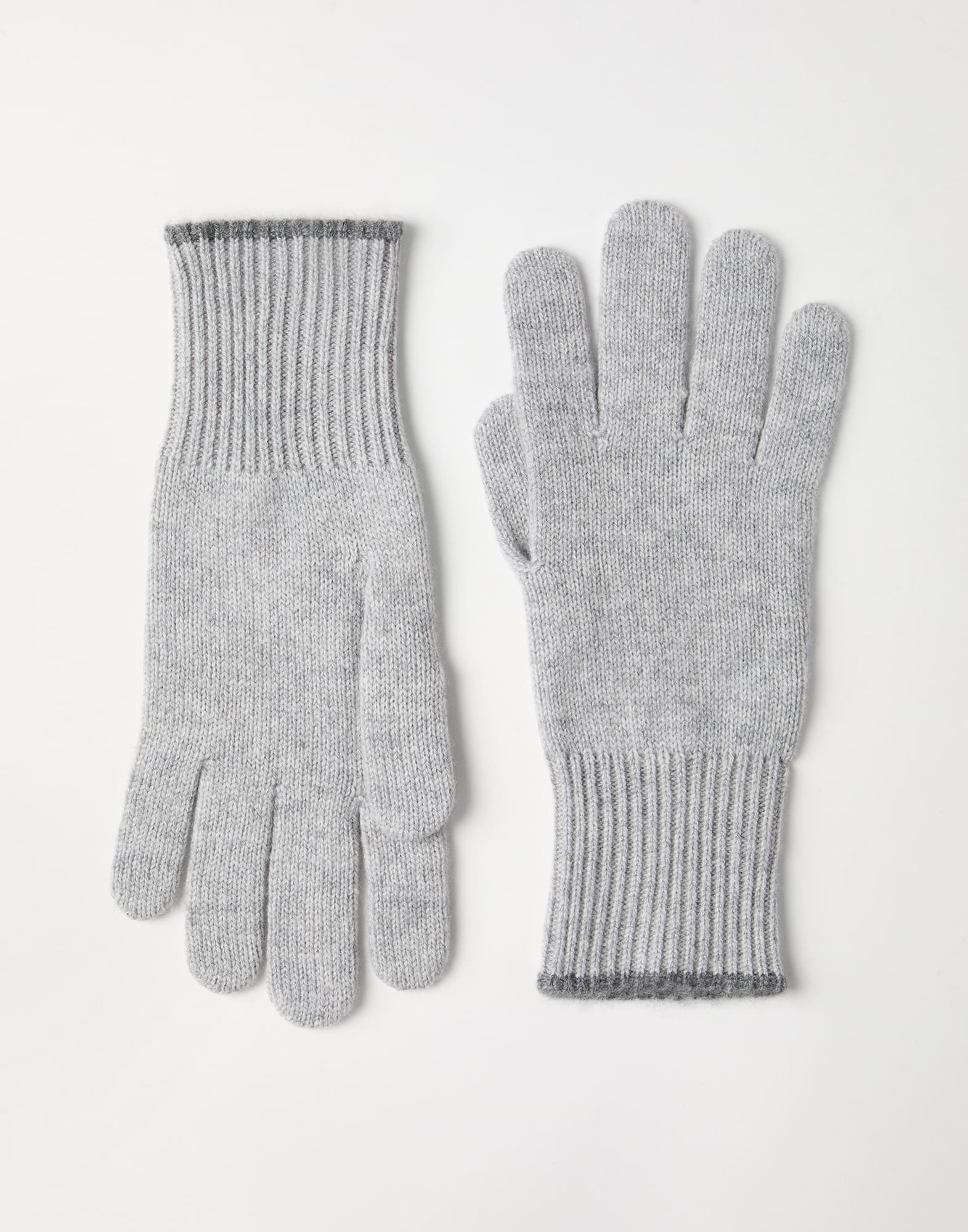 Cashmere knit gloves - 1