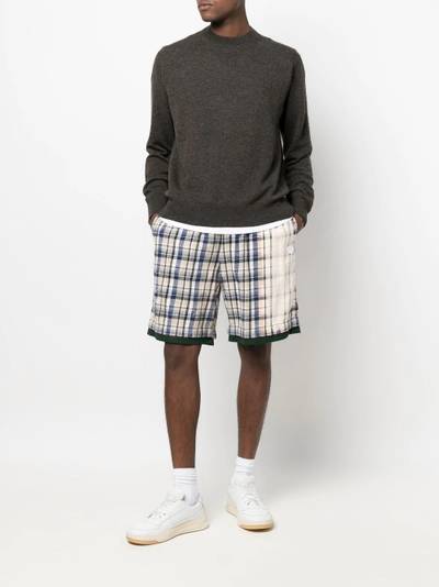 Acne Studios face-patch wool jumper outlook