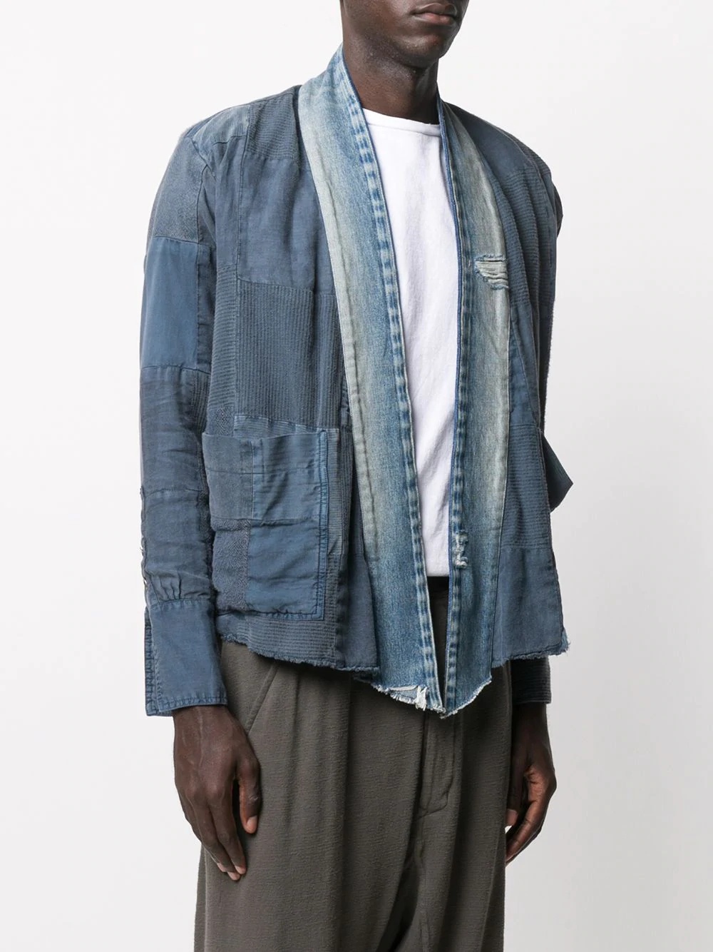 deconstructed denim jacket - 3