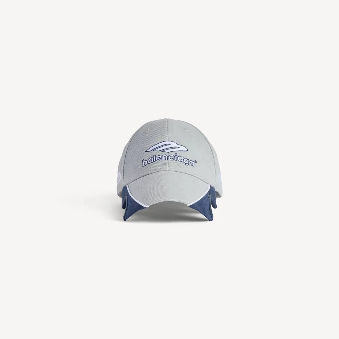 Men's 3b Football Cap in Light Grey/blue - 1