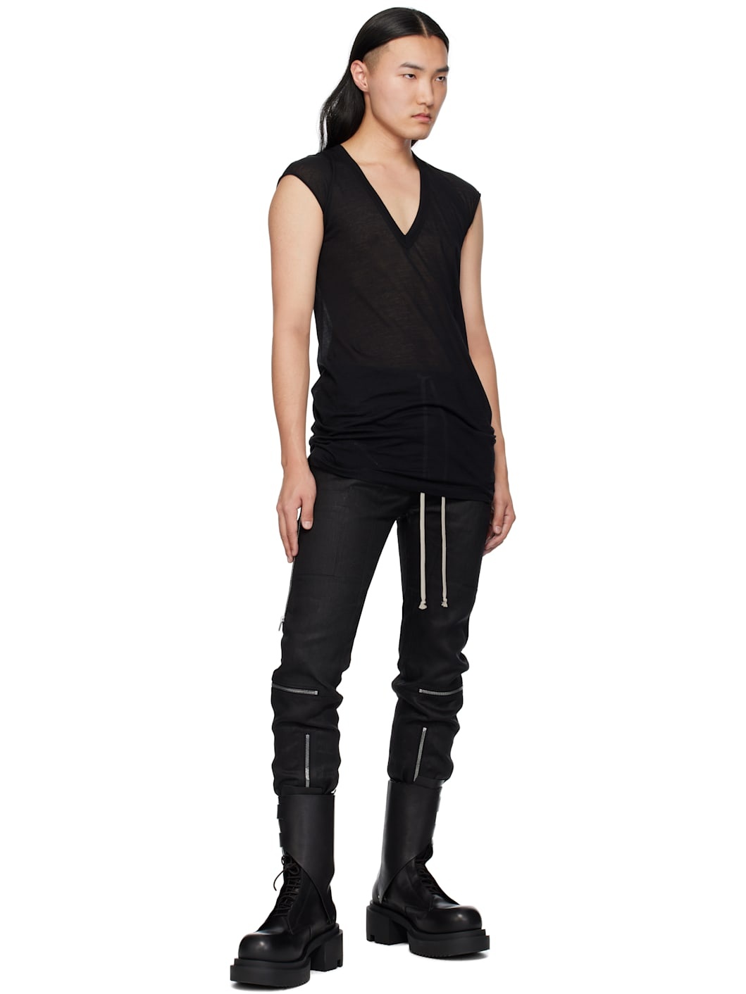 Black Hollywood Headon Trousers - 4
