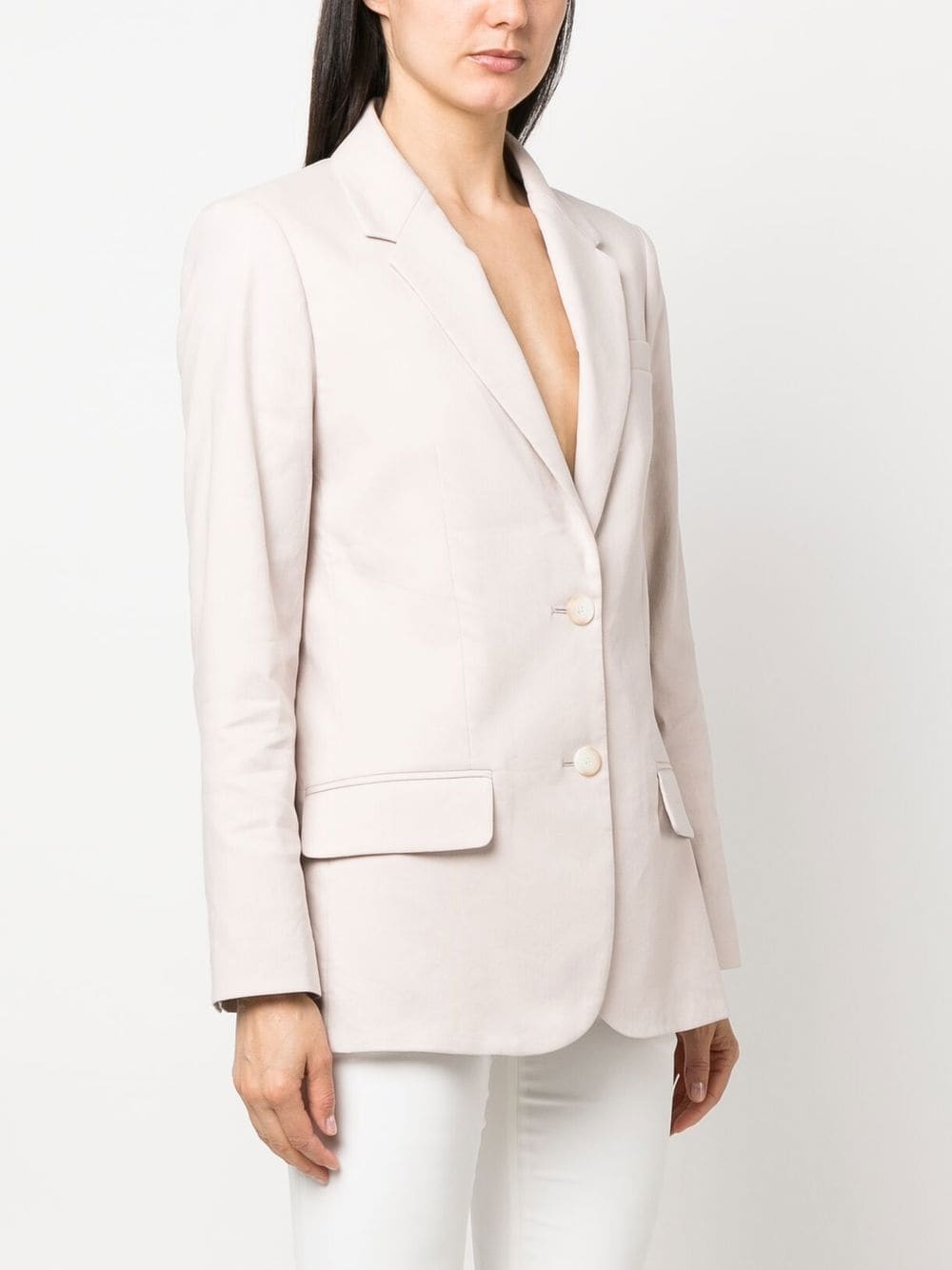 single-breasted button blazer - 3