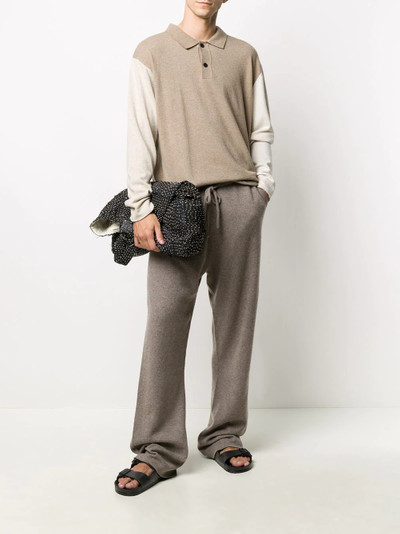 extreme cashmere slouchy wide leg trousers outlook